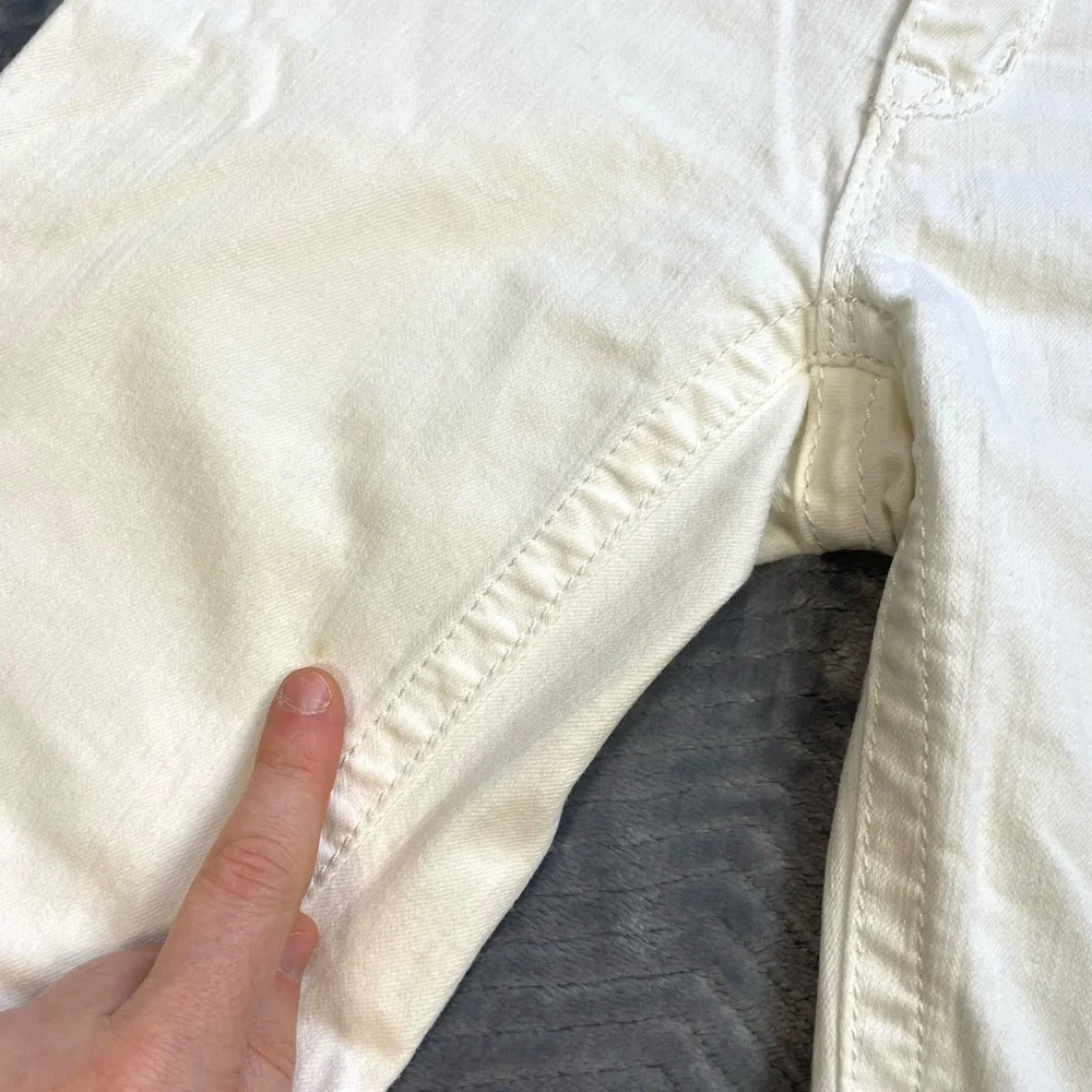 Women’s Rock Revival Amy‎ Capri Jeans White 26
